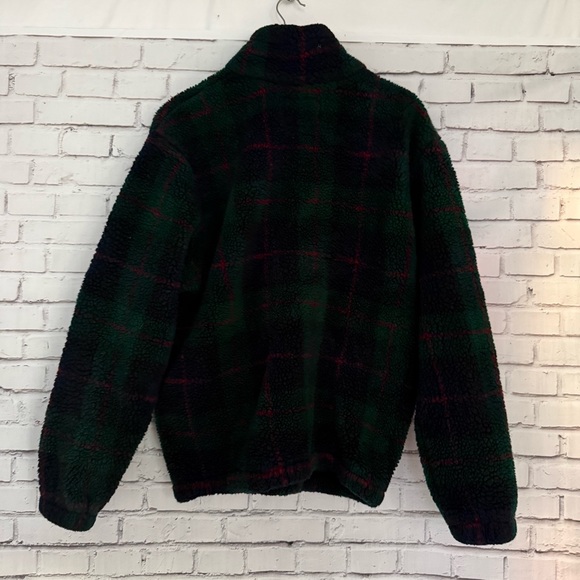 Woolrich Tartan Fleece Jacket with Zip - Picture 5 of 6